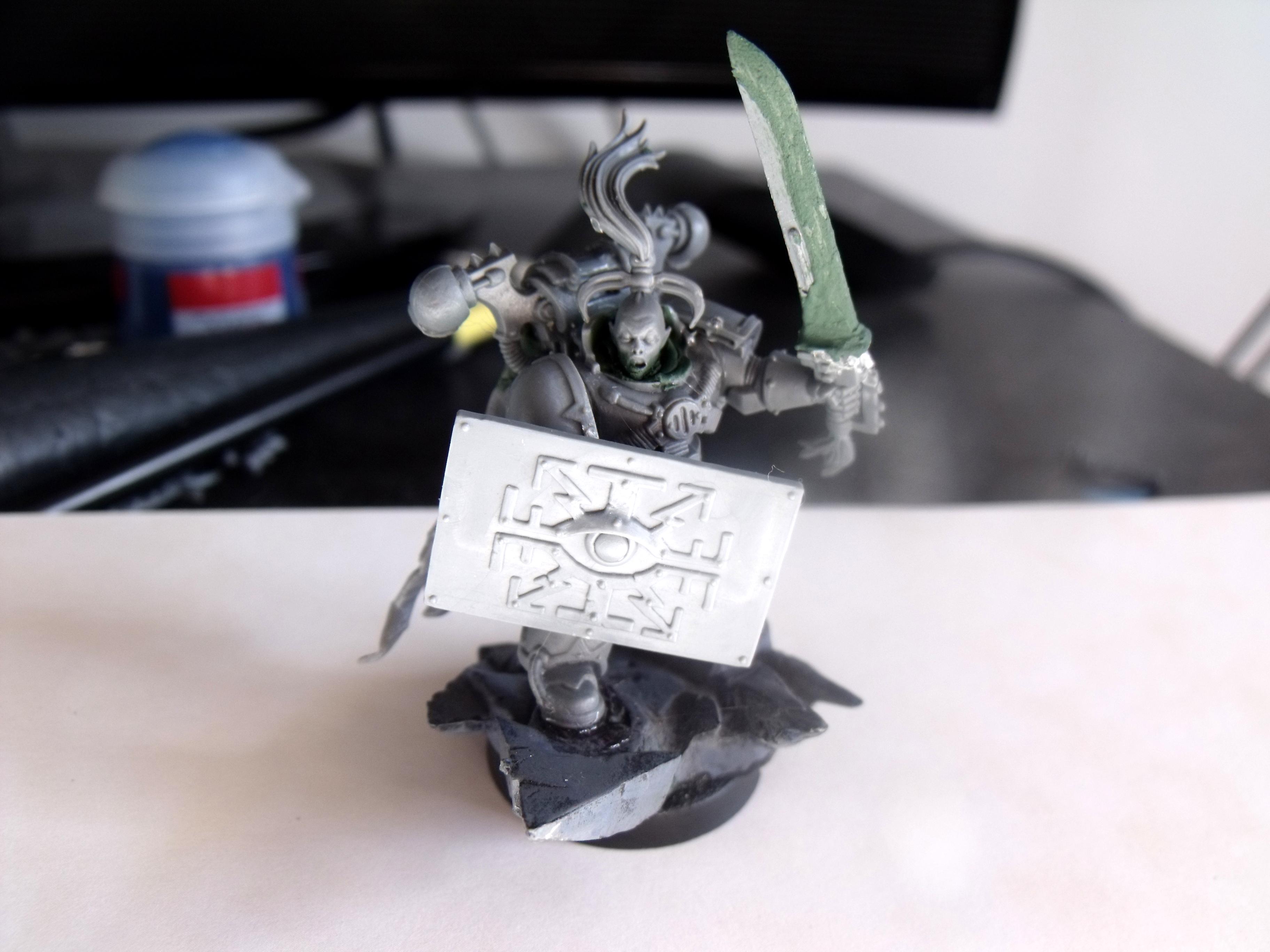 Chaos, Chaos Space Marines, Greenstuff, Noise Marines, Scenic, Slaanesh, Space Marines, Work In Progress