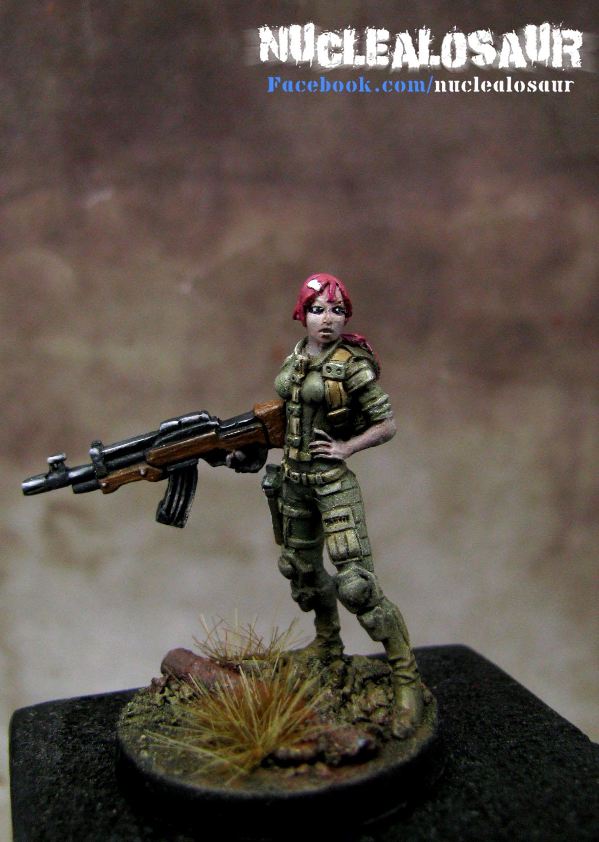 Camouflage, Female, Infantry