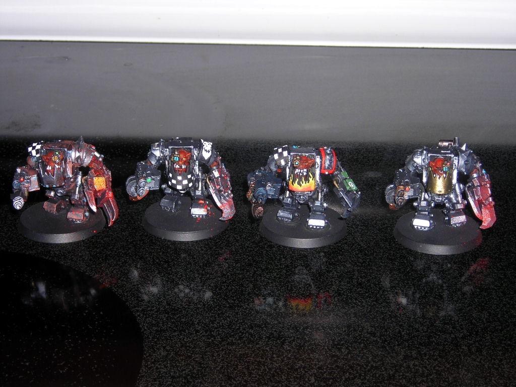 Meganobz, Red Ork, 4 red meganobz