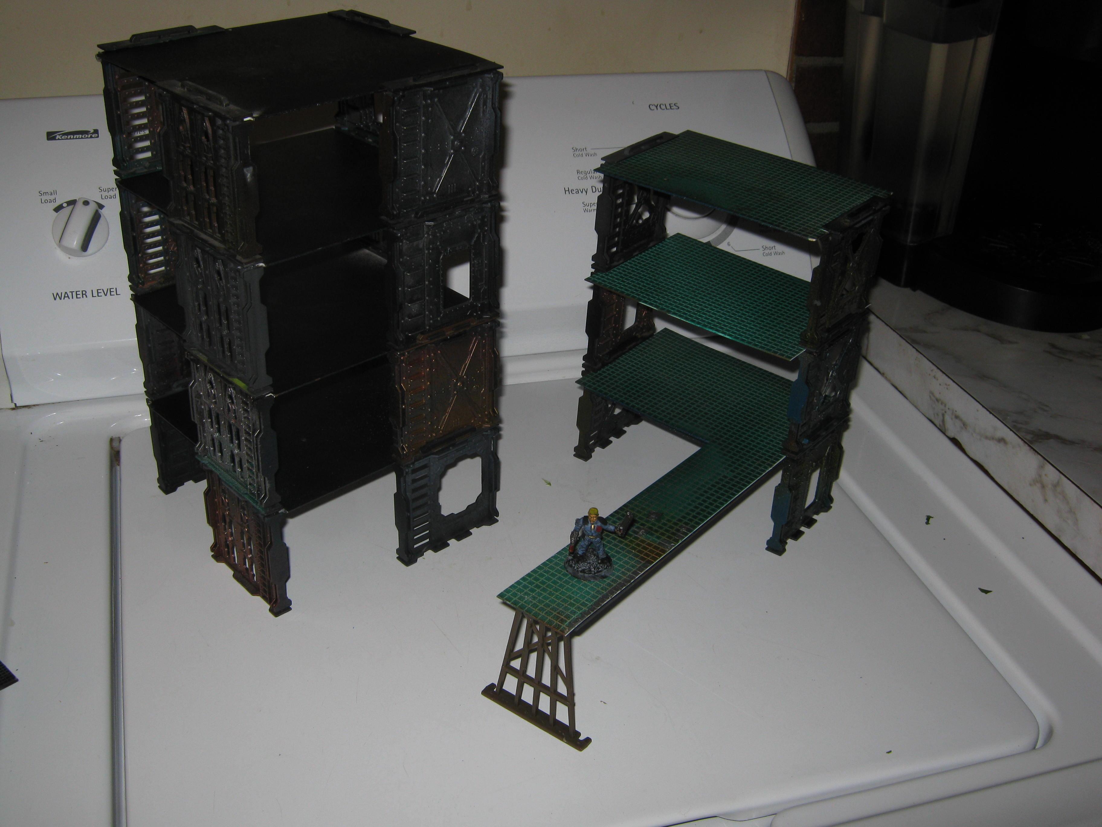Necromunda, Plasticard, Scratch Build, Terrain, Warhammer 40,000