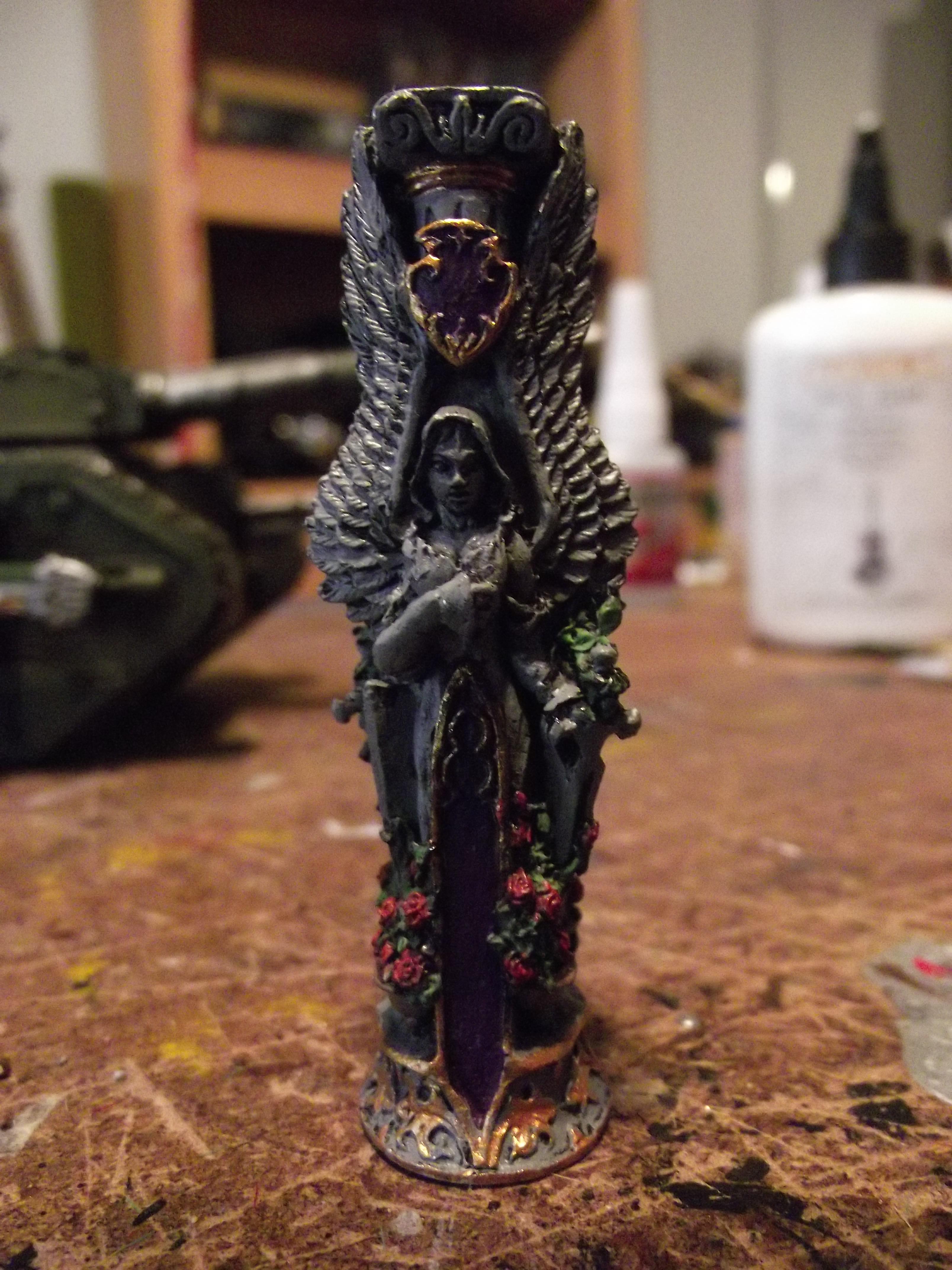 This will end up being part of a themed terrain piece for the Campaign (that will be removable to double as an objective marker)