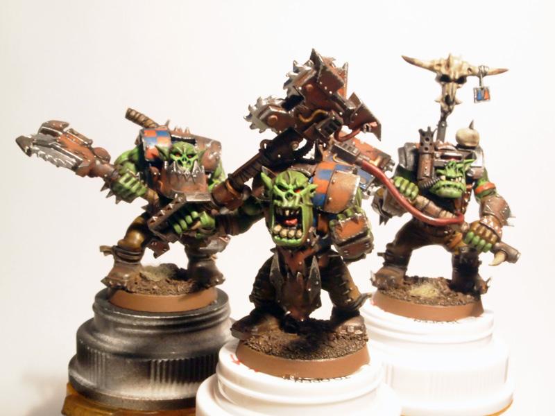 3 rusty Nobz with big choppas