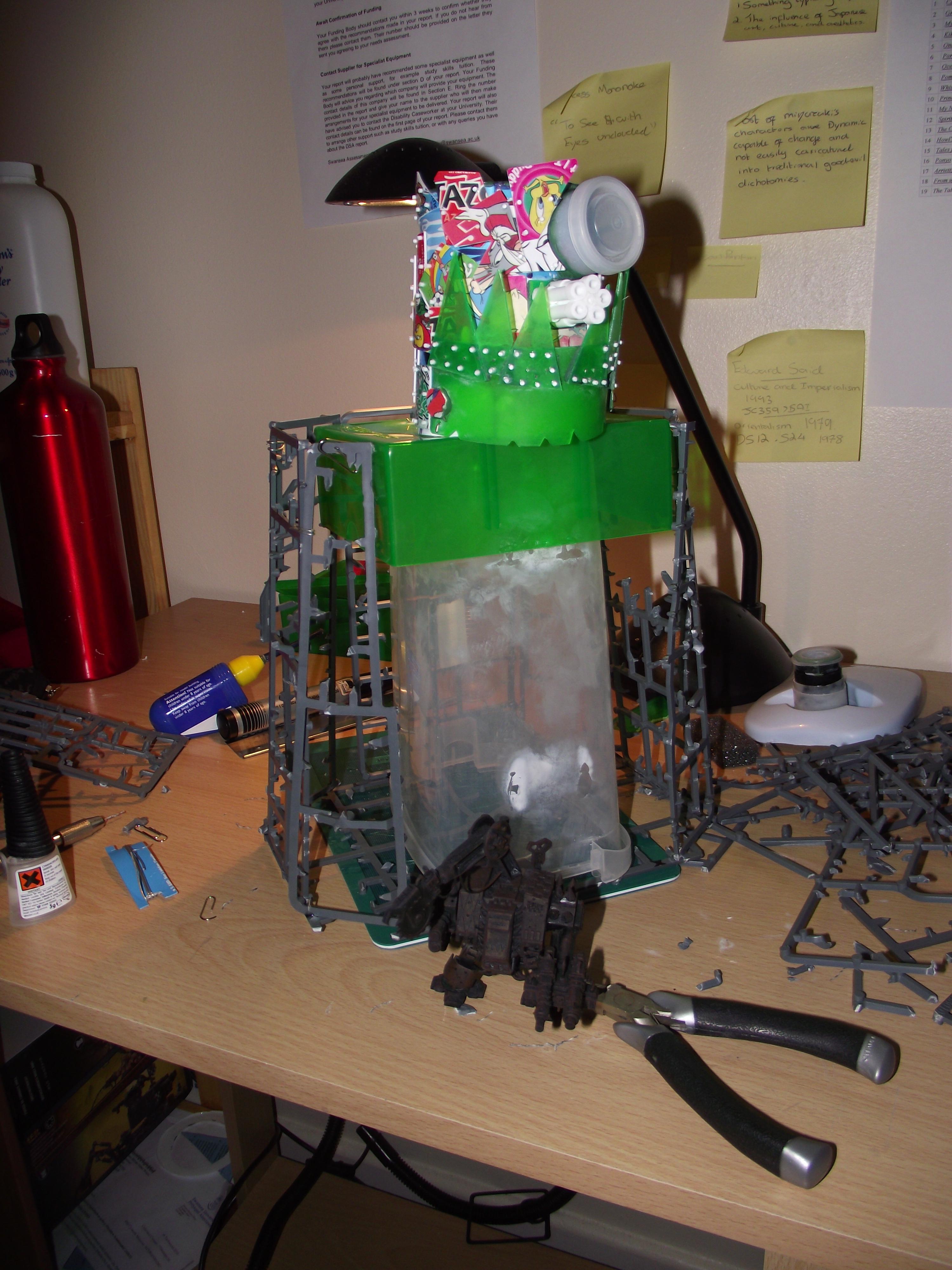 Stompa with skeleton 