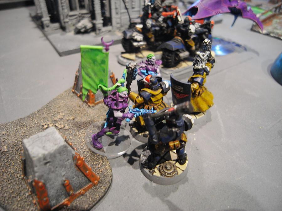 Adeptus Arbites, Battle Report, Dark Eldar, Darkeldar