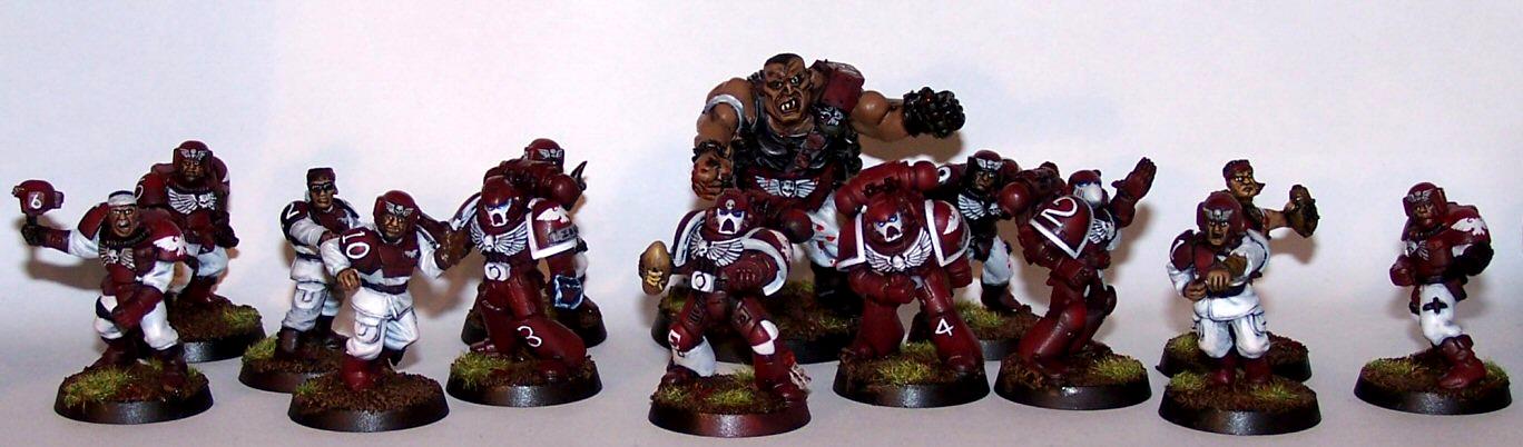 Blood Bowl, Emperor's Eagles, Imperial, Imperium, Space Marines