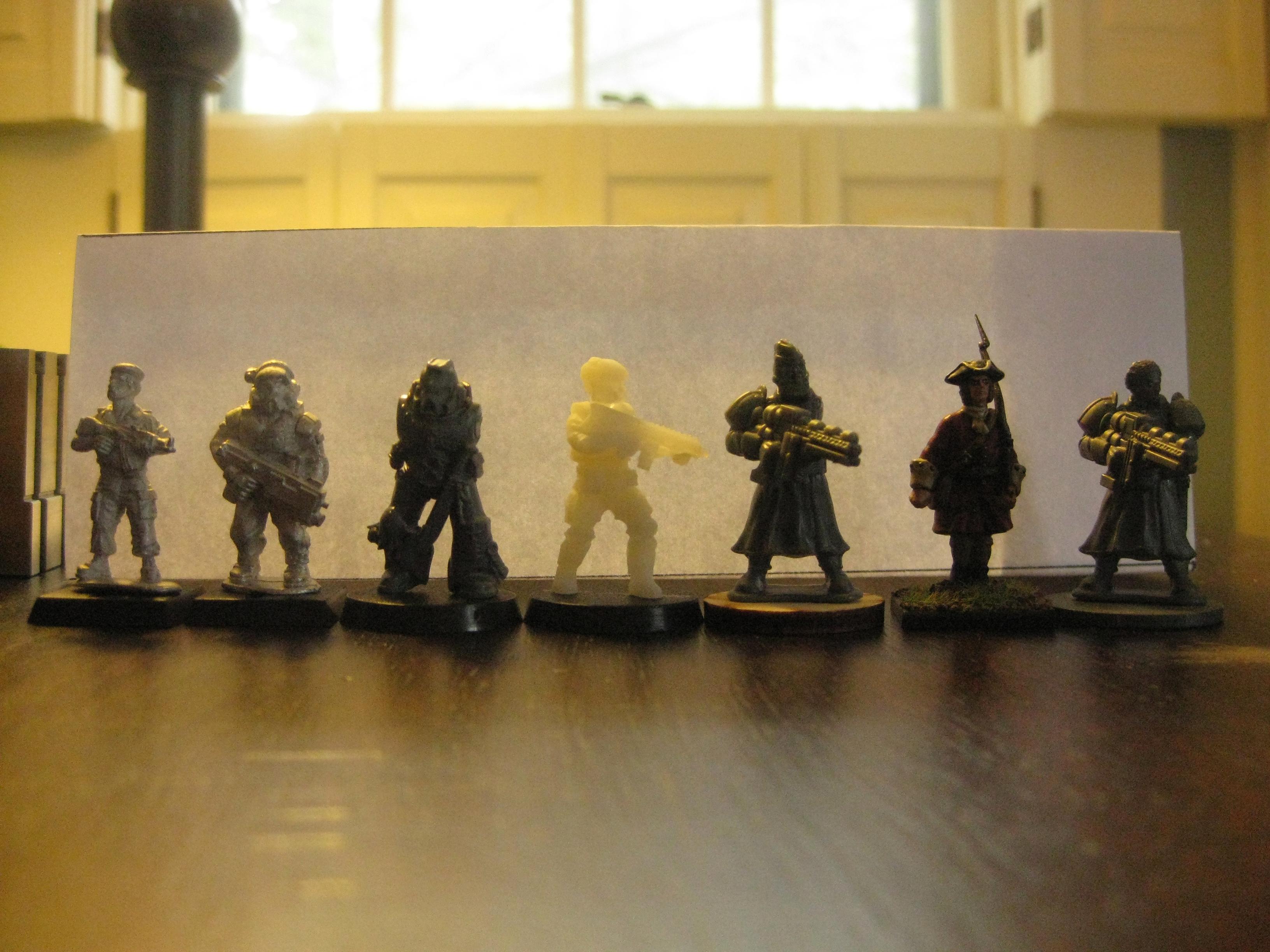 Defiance Games, Imperial Guard, Infantry, Plastics, Trooper, Usmc