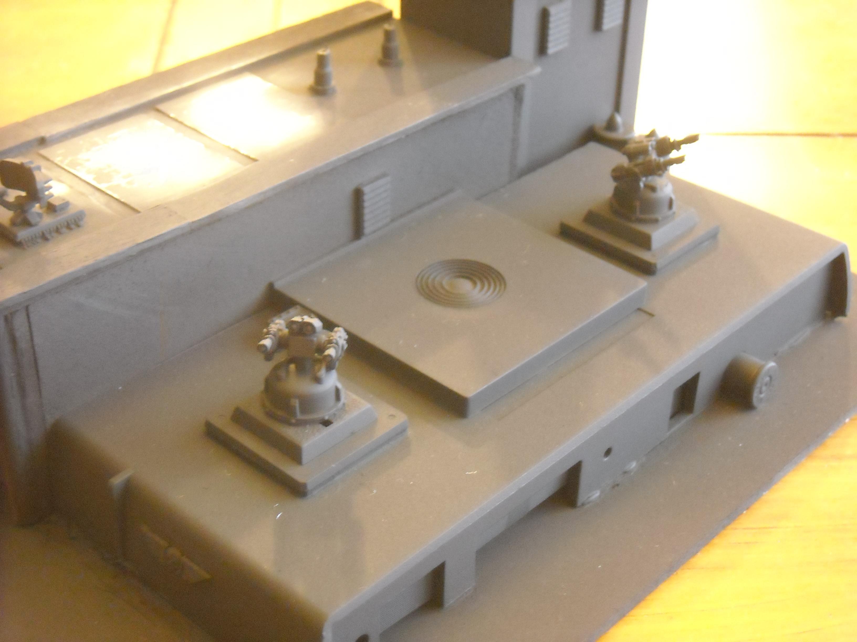 EPIC 40K - DA Command Center - detail of pad cannons