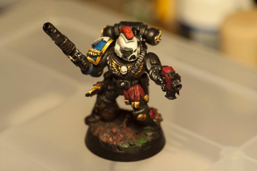 Black Armor, Conversion, Deathwatch, Kill Team, Non-Metallic Metal, Ultramarines