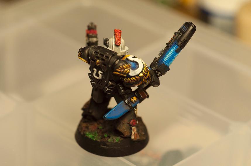 Black Armor, Conversion, Deathwatch, Kill Team, Non-Metallic Metal, Ultramarines
