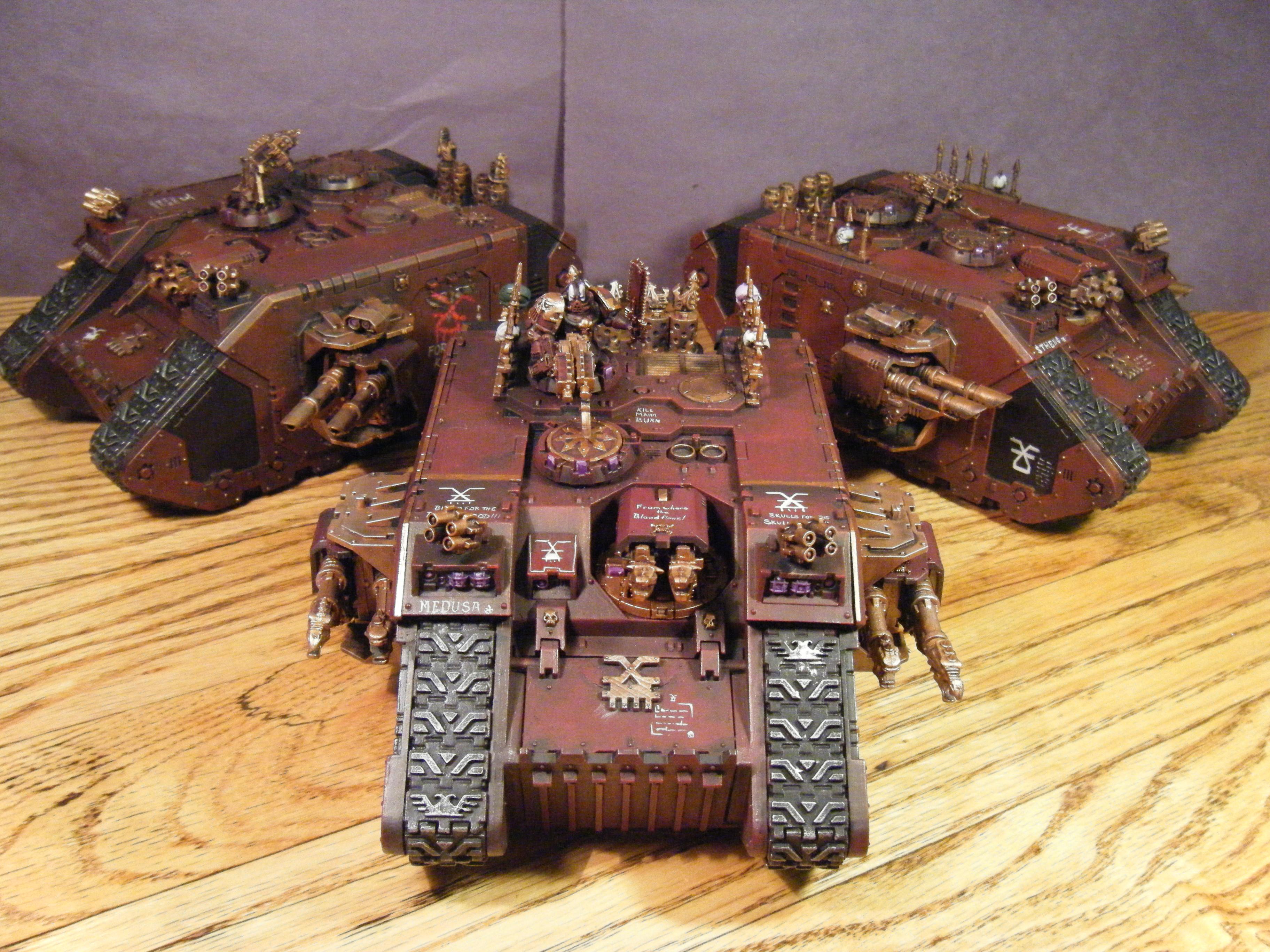 Land Raider, World Eater Land Raiders 'Medusa', 'Euryale' and 'Stheno'