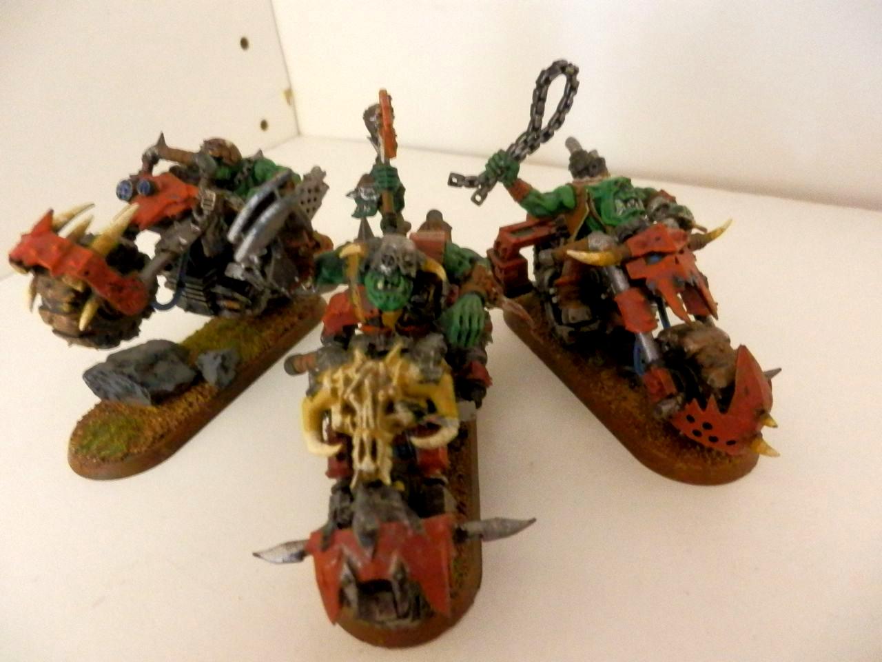 Nob, Orks, Warbiker, Gutsnagga's Warbikers 1