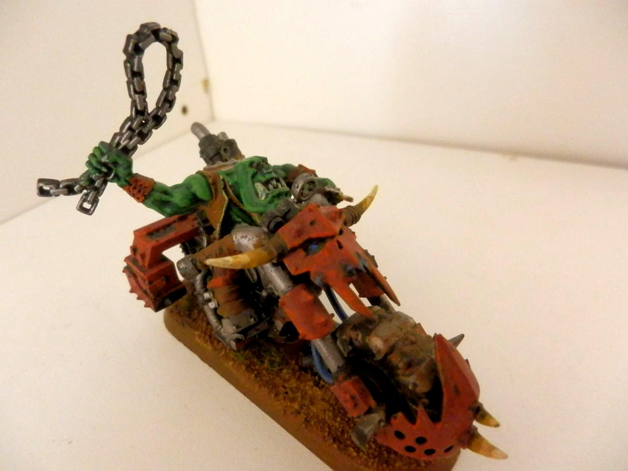 Orks, Warbiker, Gutsnagga's Warbiker with chain pic 2