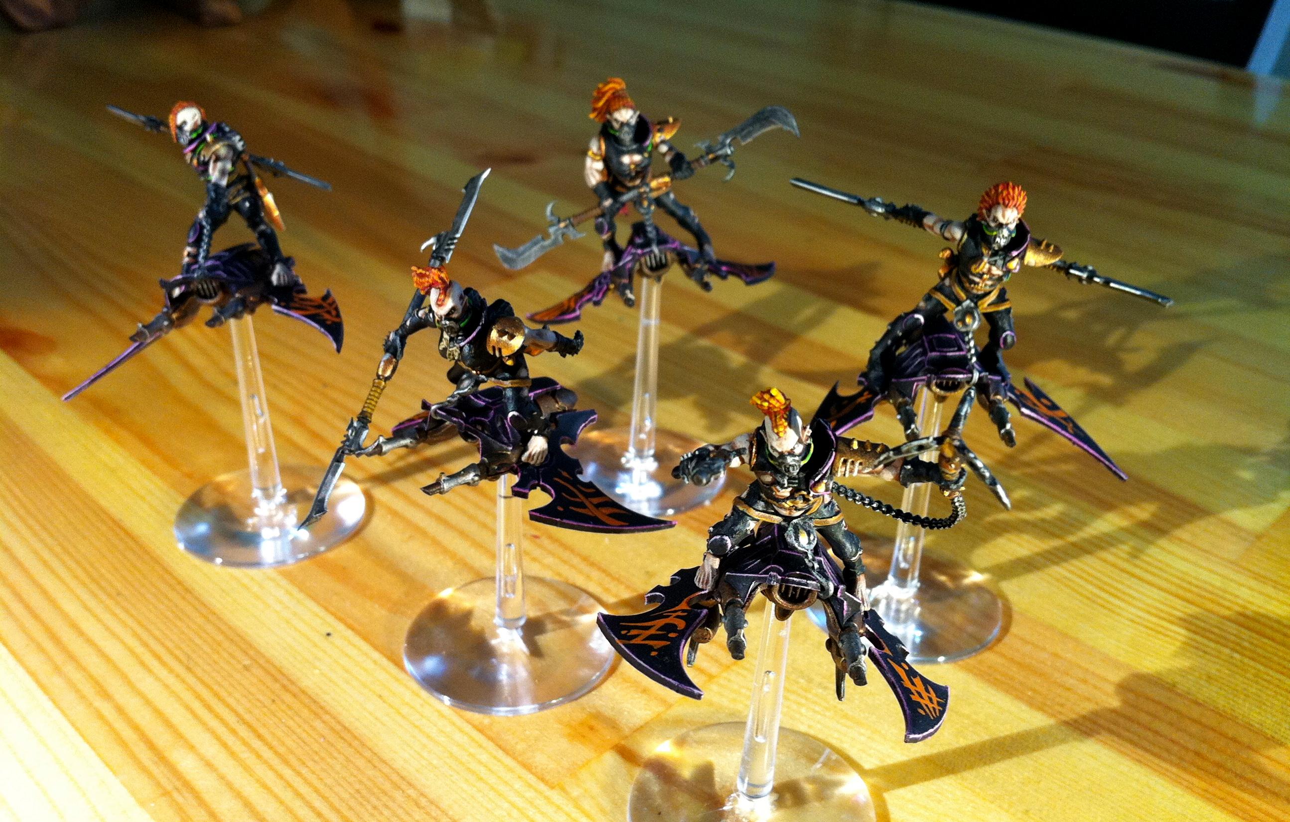 Dark Eldar, Dark Eldar Hellions Flying Troups, Hellion, Hellions, Warhammer 40,000