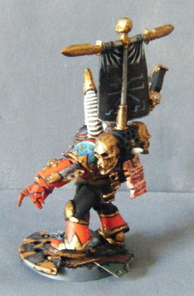 Astartes, Banner, Berserk, Berzerk, Chaos, Chaos Space Marines, Conversion, Exalted Champion, Freehand, Khorne, Space Marines, Space Marines Du Chaos, World Eaters