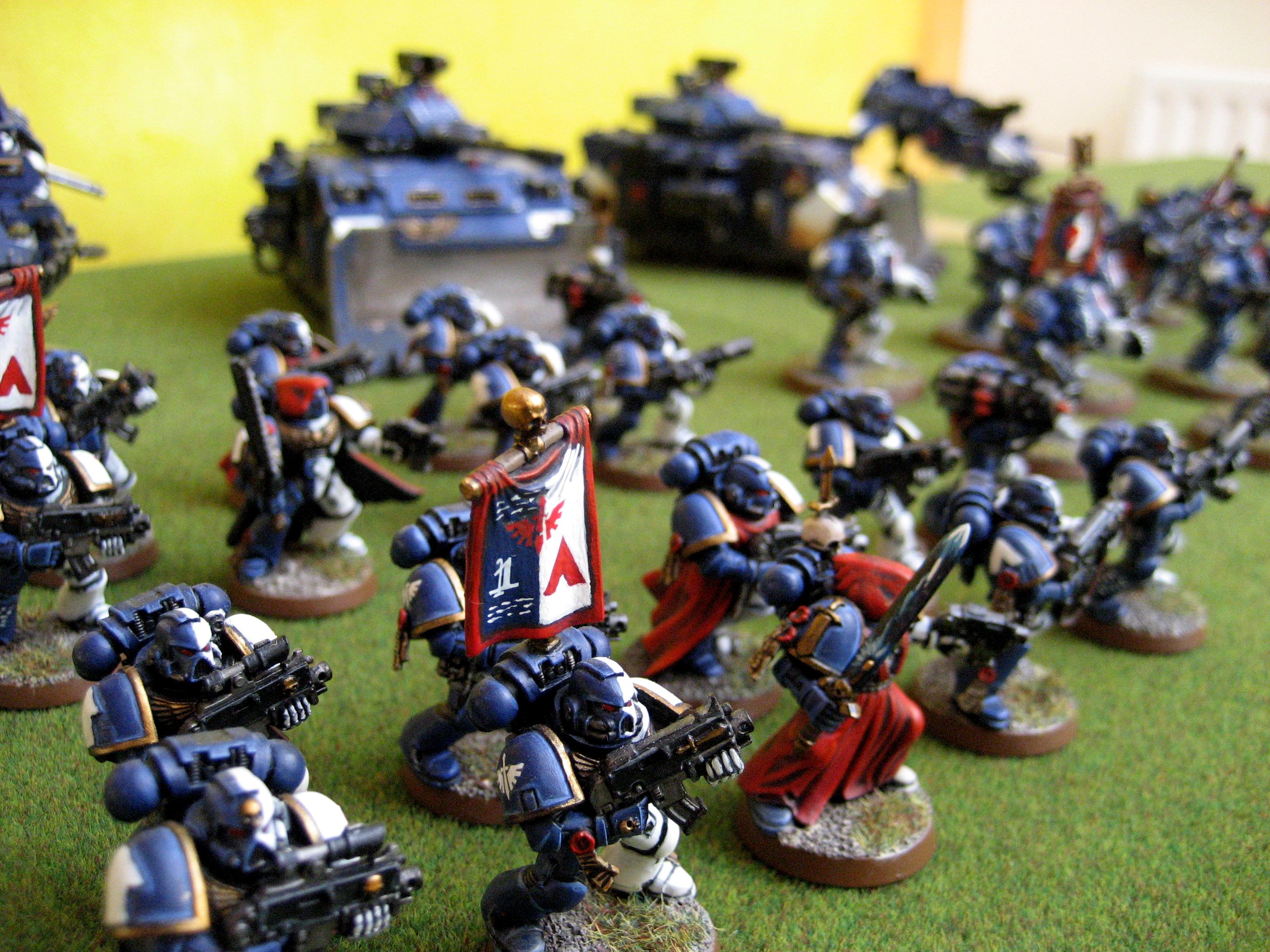 Dark Angels, Predator, Space Marines, Tactical Squad, Veteran