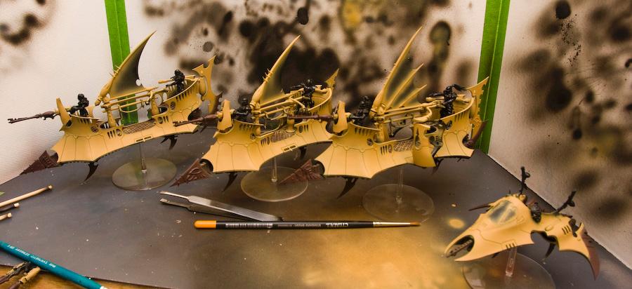 Dark Eldar, Painting, Work In Progress