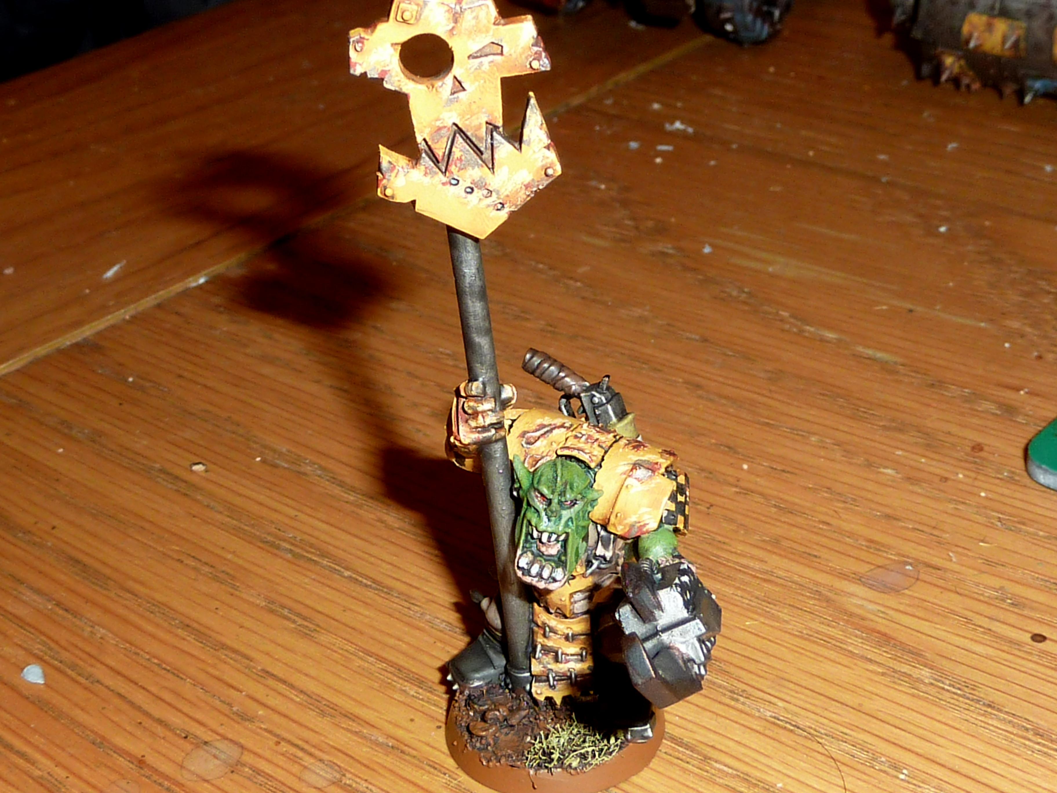 Nob, Orks, Waaagh Banner, Warhammer 40,000
