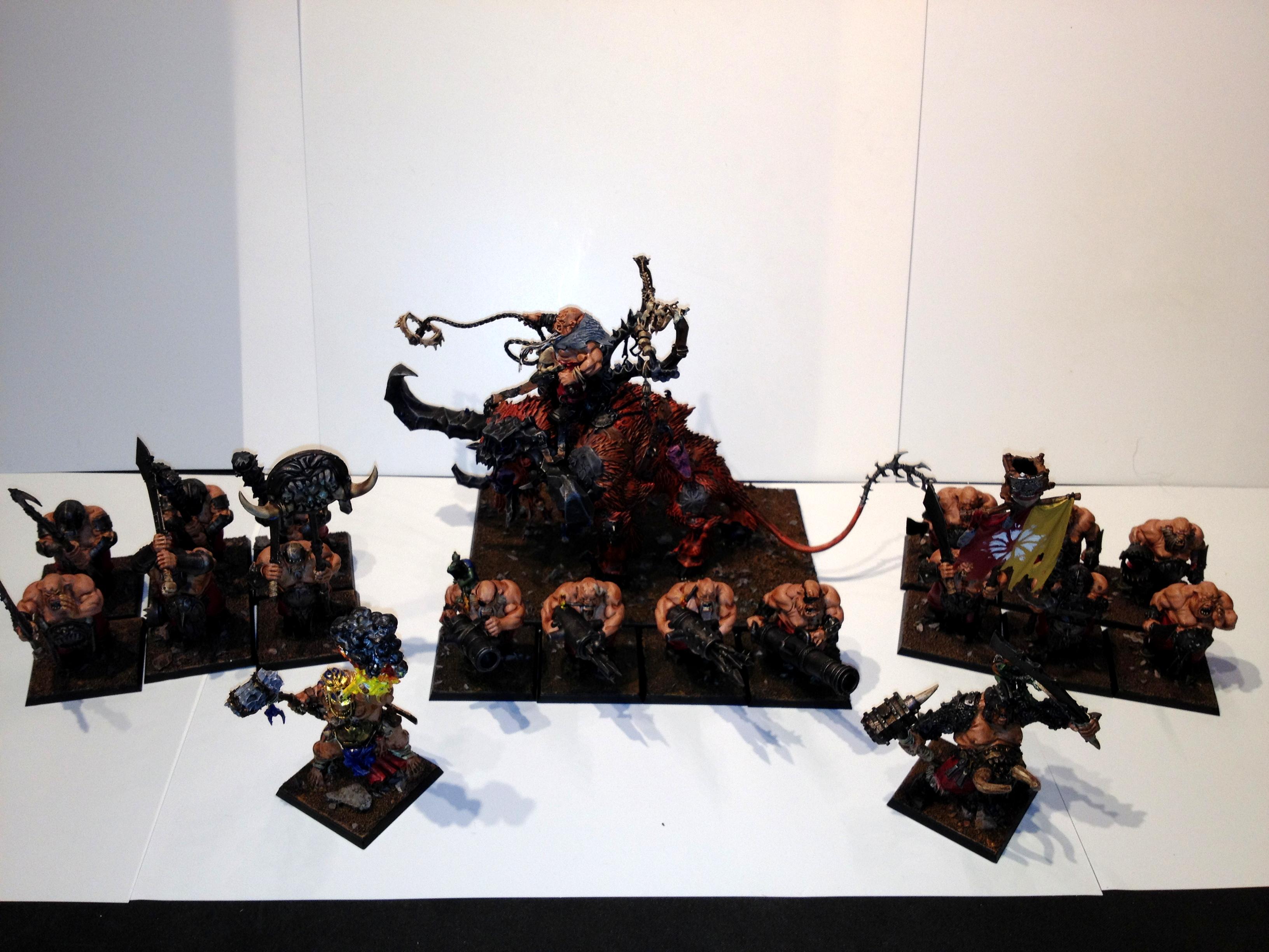 Firebelly, Hive Tyrant, Ironguts, Leadbelchers, Ogres, Stonehorn