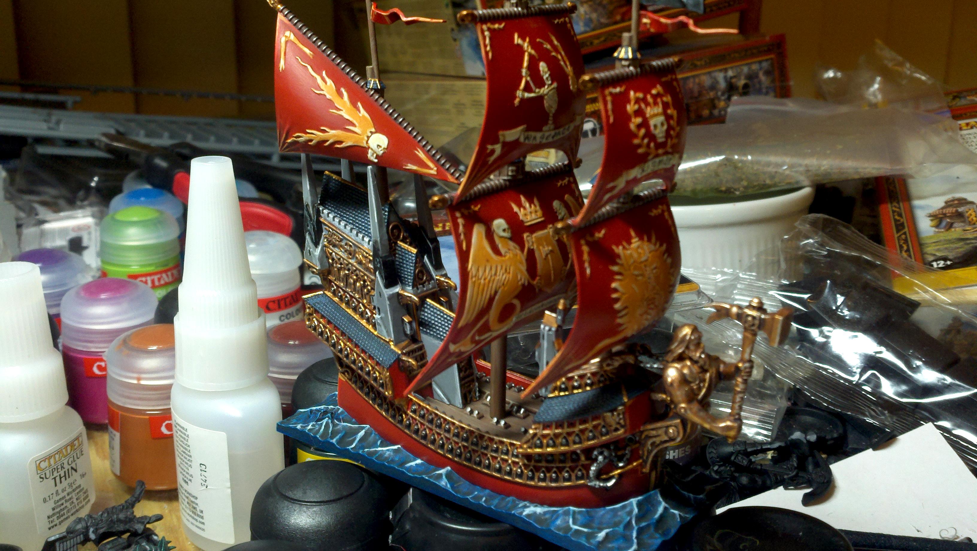 Captain Jaego Roth, Dreadfleet, Helden Hammer, Pirate, Pirates, Sea, Ship, Yar