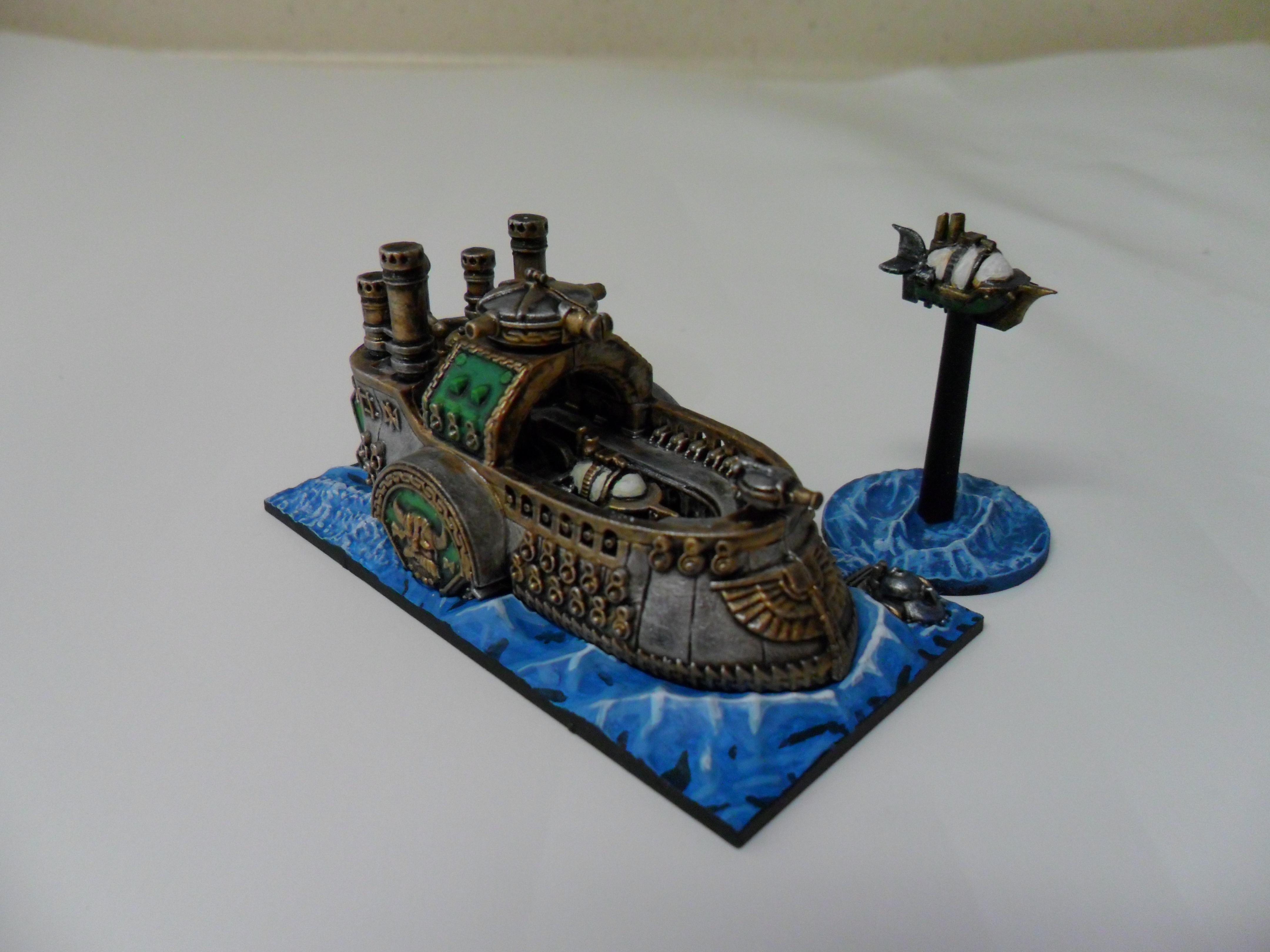 Boat, Dreadfleet, Dwarves, Fleet, Ship, Steampunk