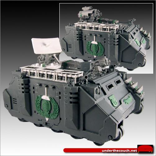 Conversion, Razorback, Rhino, Space Marines, Tyranid Hunter, Ultramarines