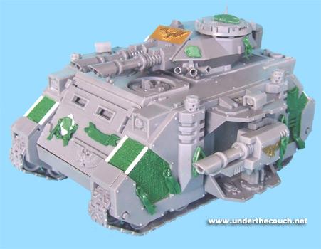Black Consuls, Conversion, Predator, Rhino, Sculpted, Space Marines