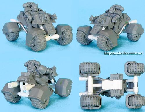 Bike, Conversion, Quad Bike, Space Marines