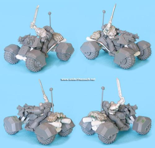 Bike, Conversion, Quad Bike, Space Marines