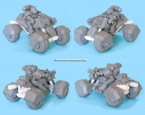 Bike, Conversion, Quad Bike, Space Marines