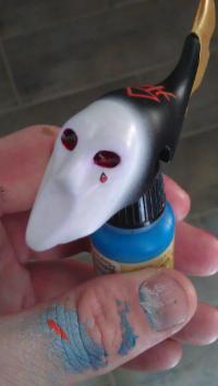 Harlequin Revenant Titan head i sculpted the airbrushed