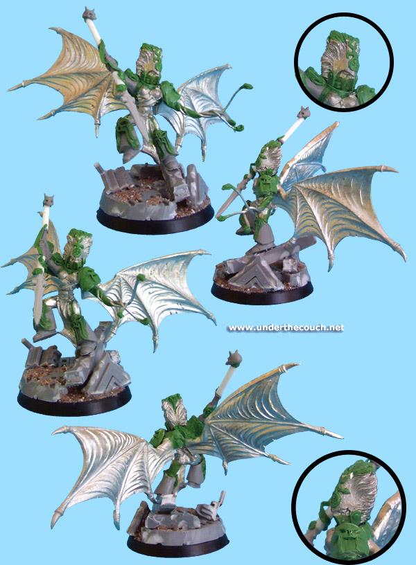 Chaos, Conversion, Jump Pack, Slaanesh, Space Marines, Winged