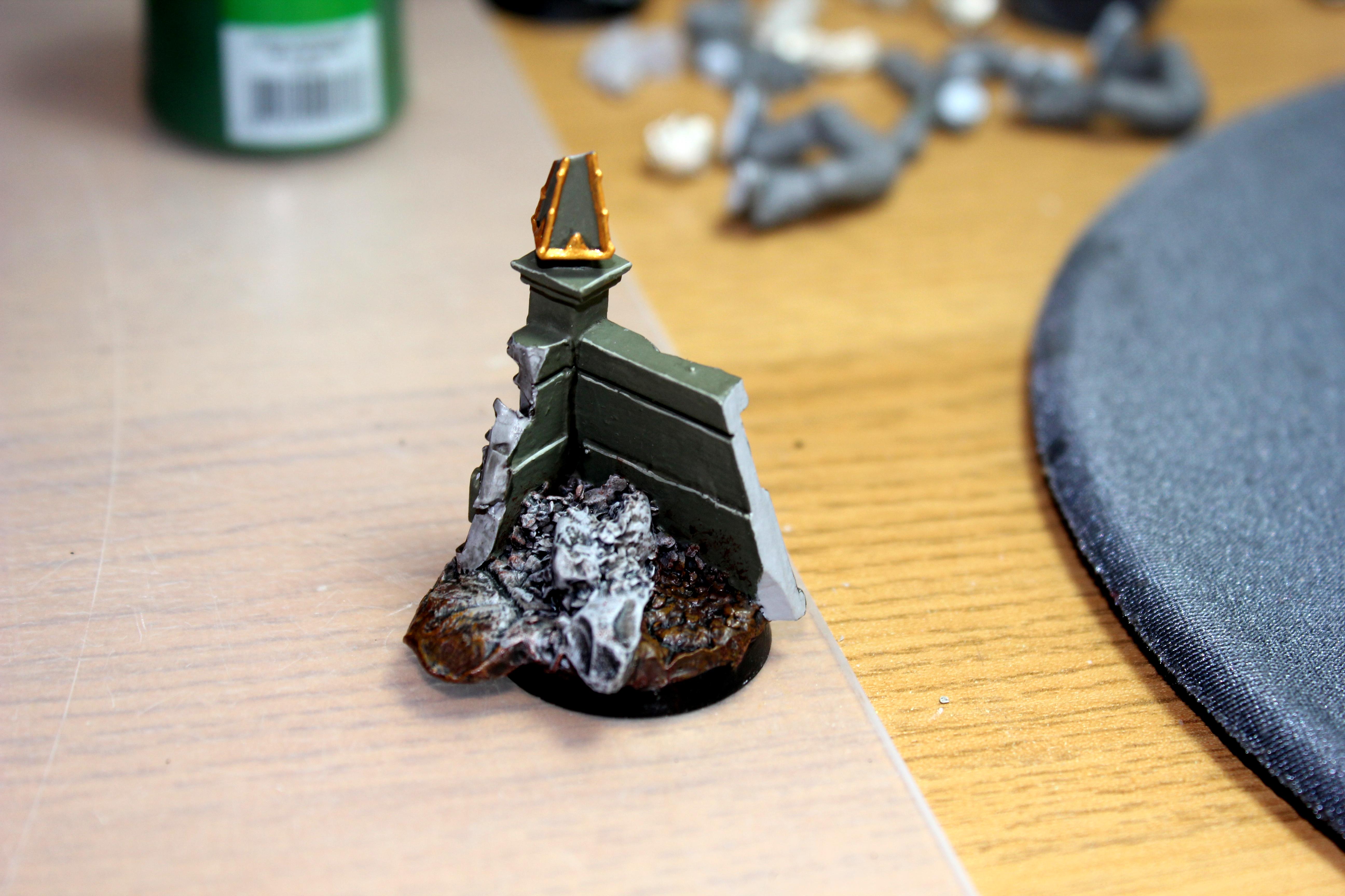 Base, Iron Hands, Space Marines, Warhammer 40,000, Work In Progress