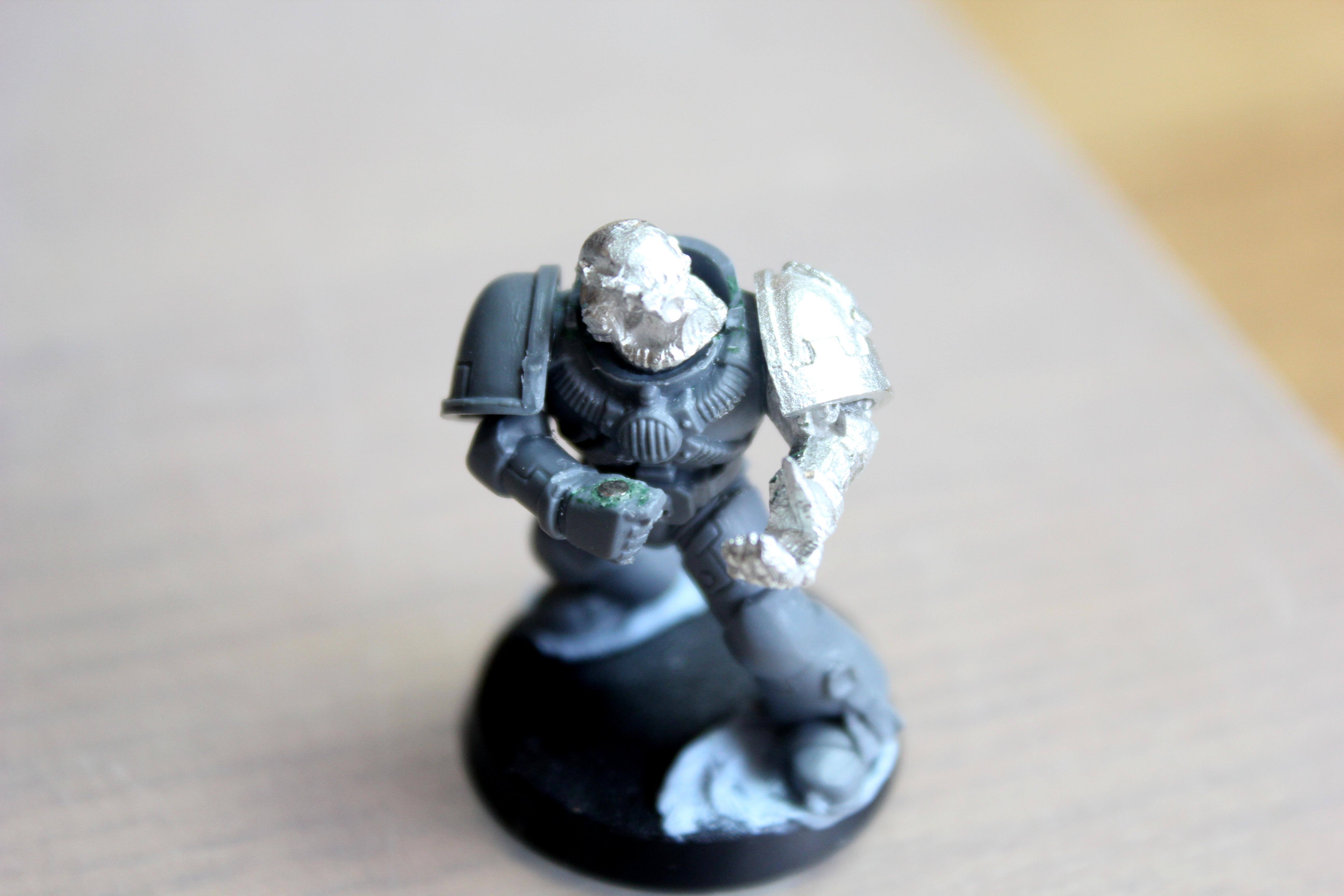Iron Hands, Magnet, Space Marines, Warhammer 40,000, Work In Progress