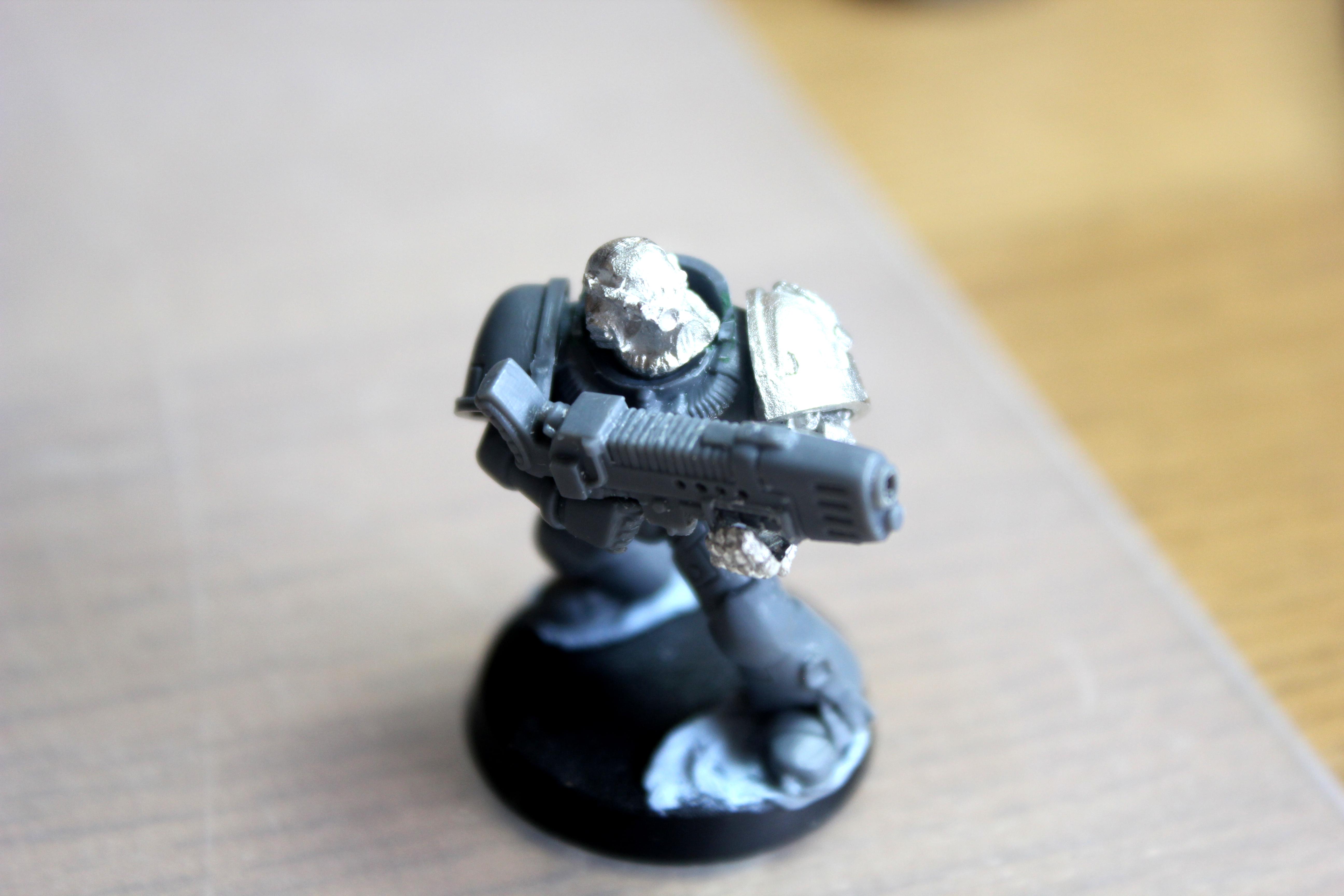 Iron Hands, Magnet, Space Marines, Warhammer 40,000, Work In Progress
