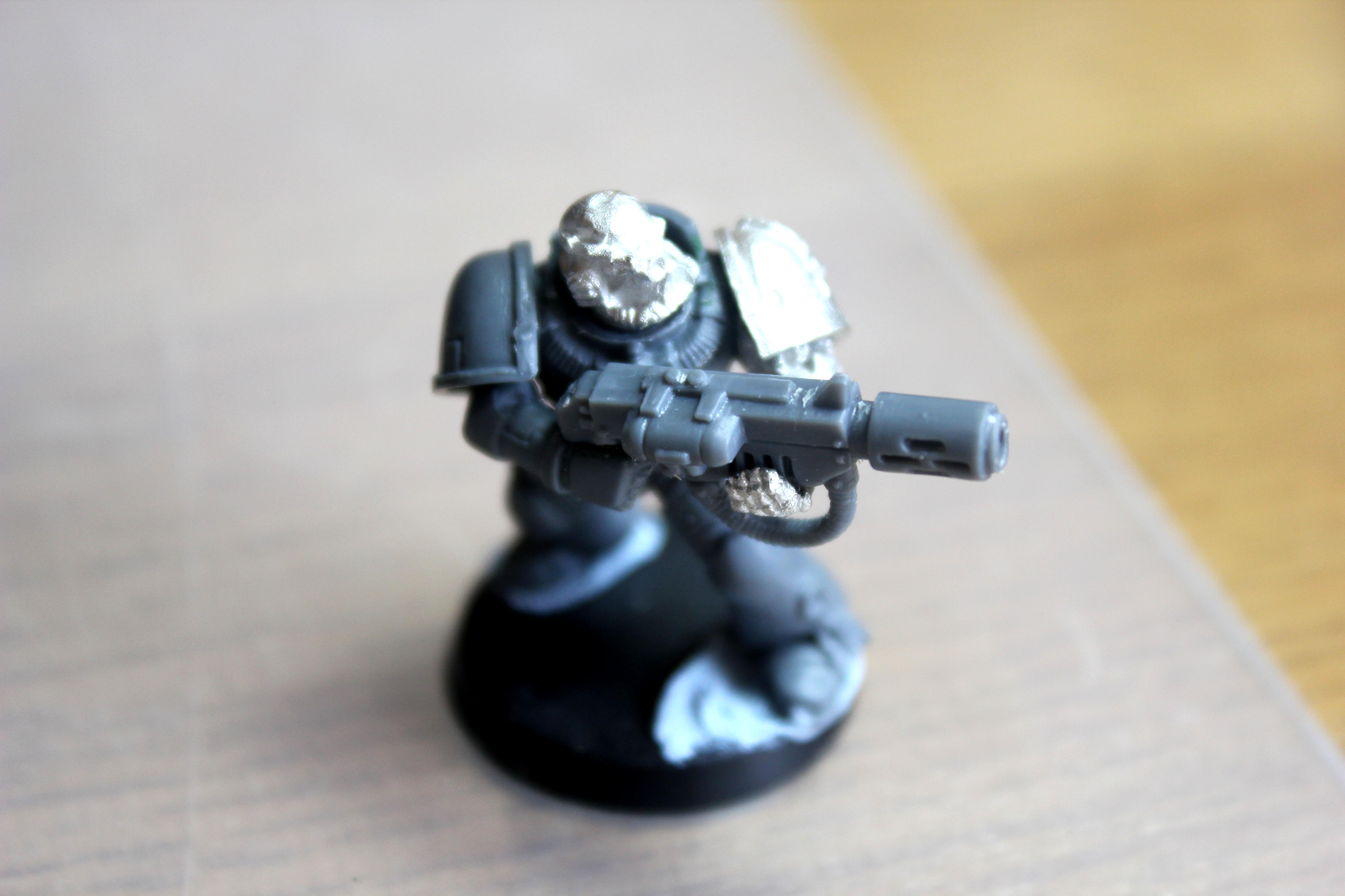 Iron Hands, Magnet, Space Marines, Warhammer 40,000, Work In Progress