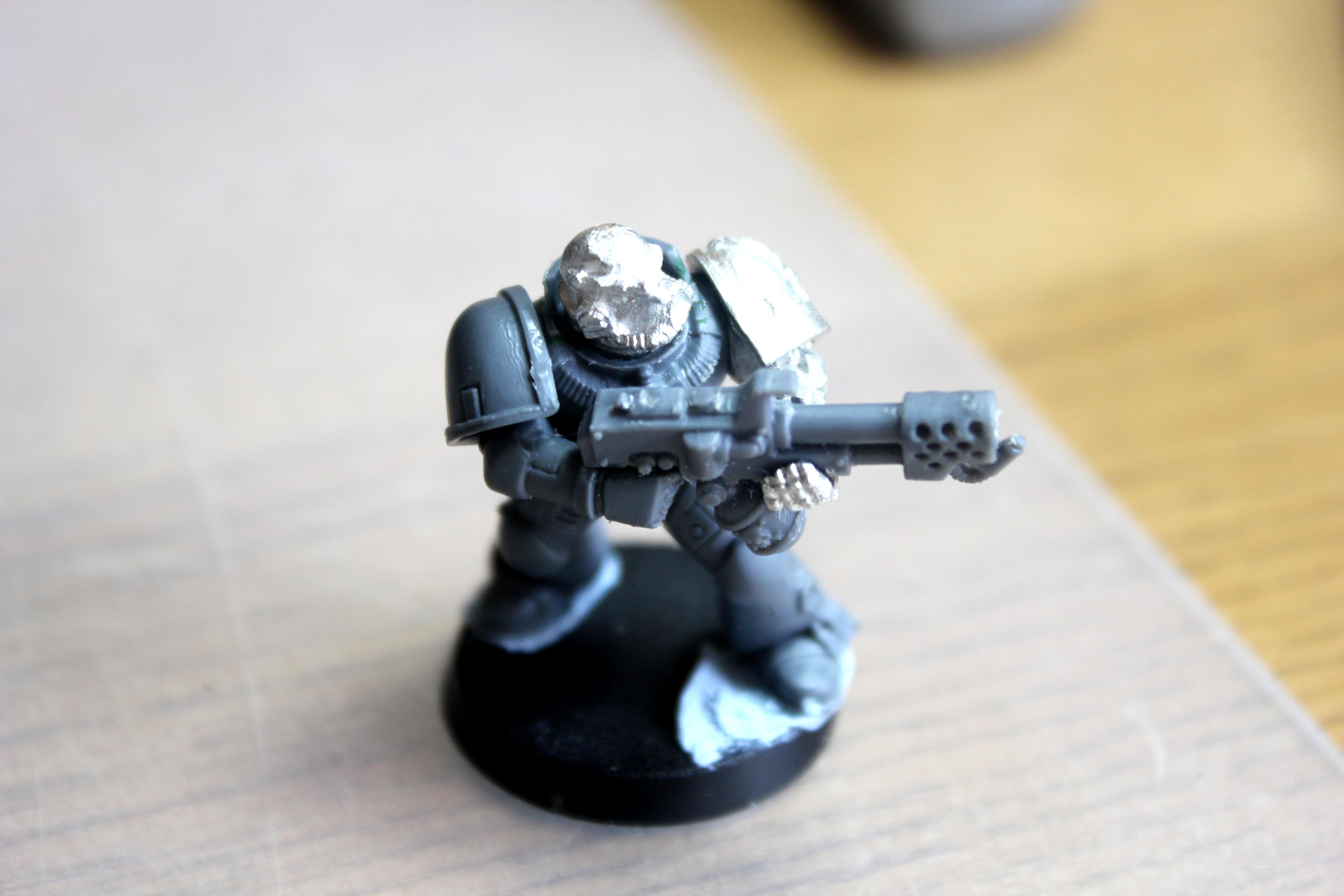 Iron Hands, Magnet, Space Marines, Warhammer 40,000, Work In Progress