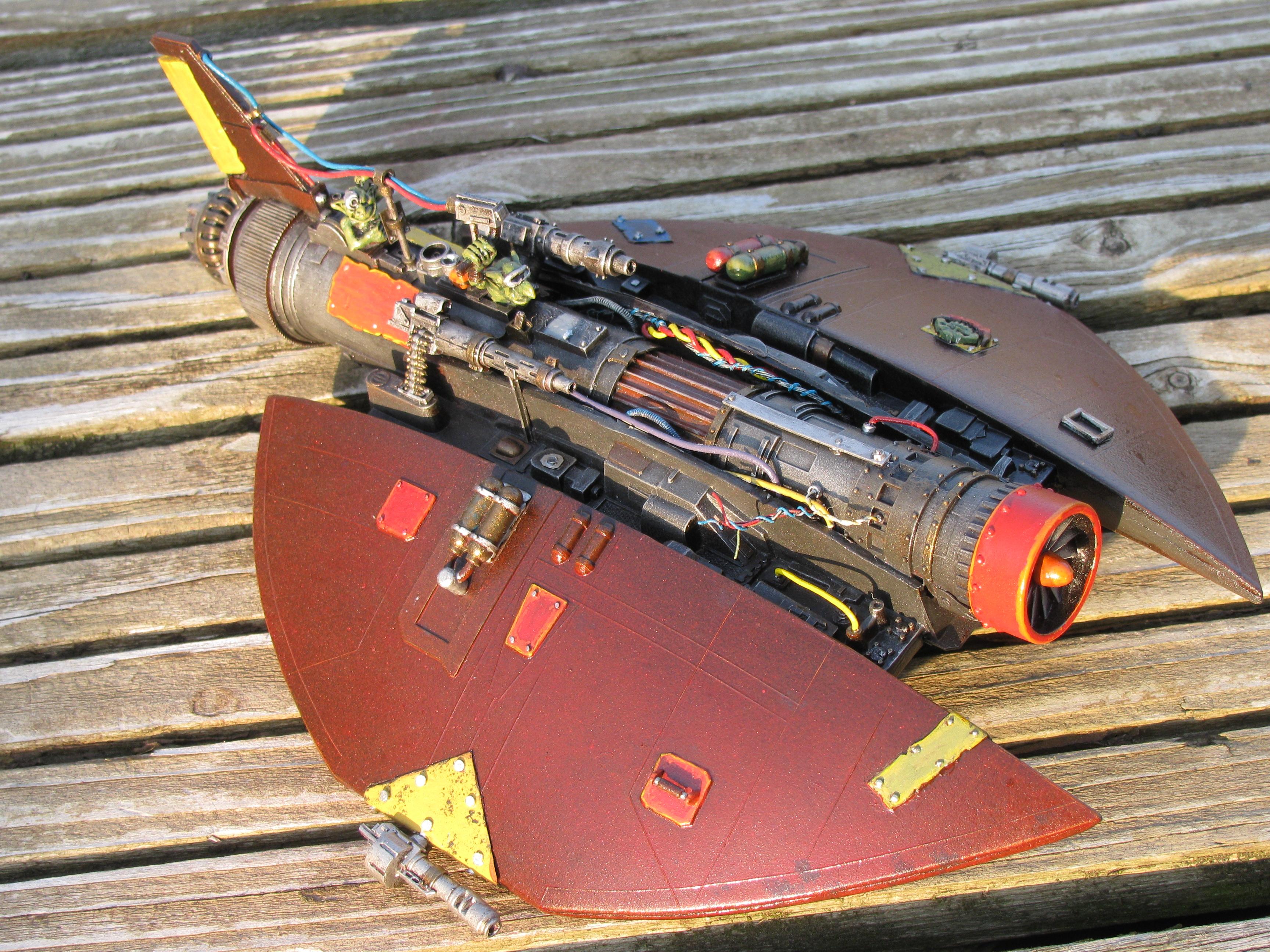 Conversion, Cyborks, Fighta-bomba, Orks, Warhammer 40,000