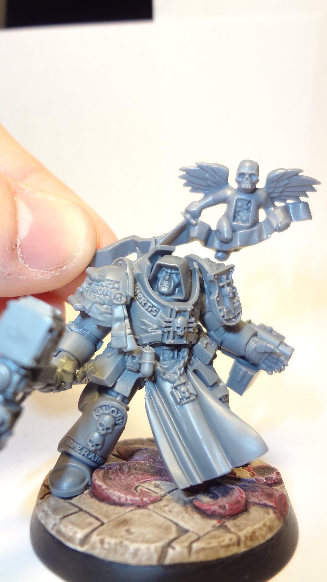 Here's the Question - add the cherub with a filled in belly and the demon skull head from the GK Termi box? Or leave it off?