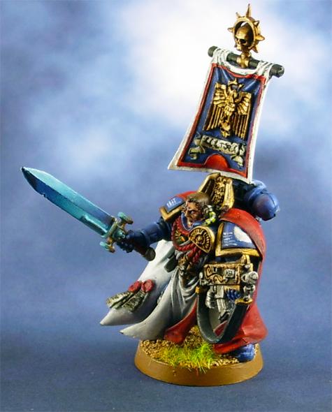 Honor Guard, Space Marines, Ultramarines, Ultramarines. Captain