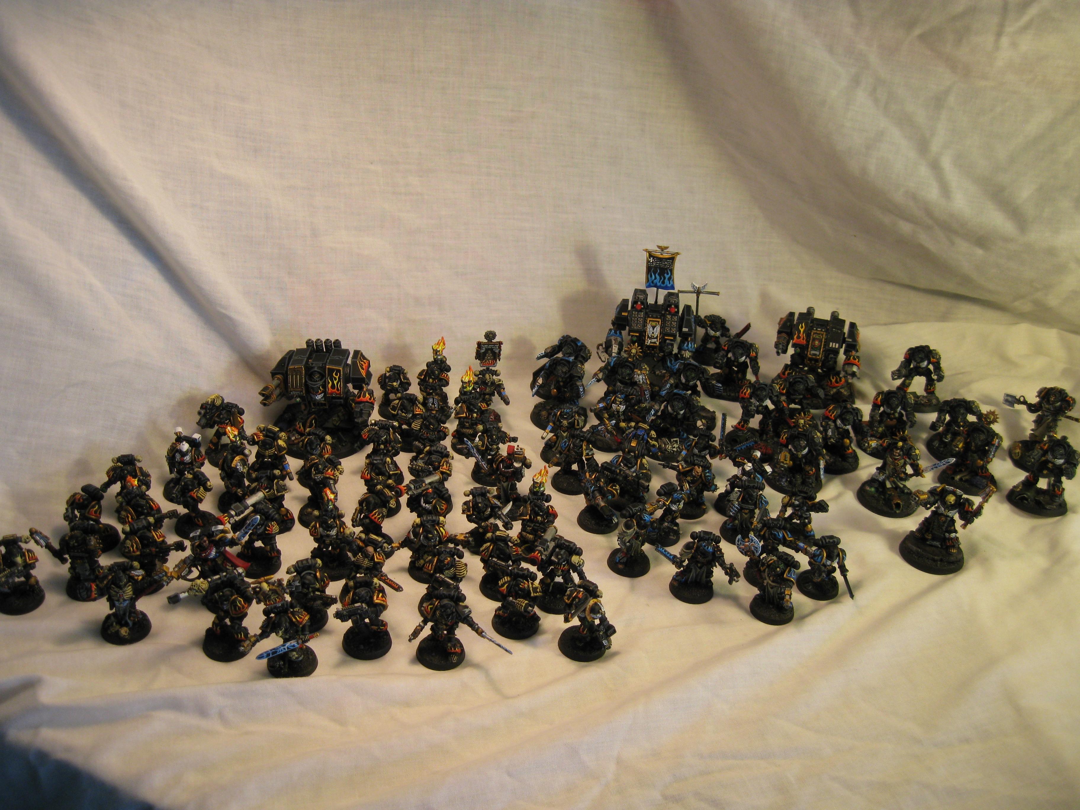 Alternative Colours, Army, Legion Of The Damned, Pro Painted, Space Marines, Warhammer 40,000