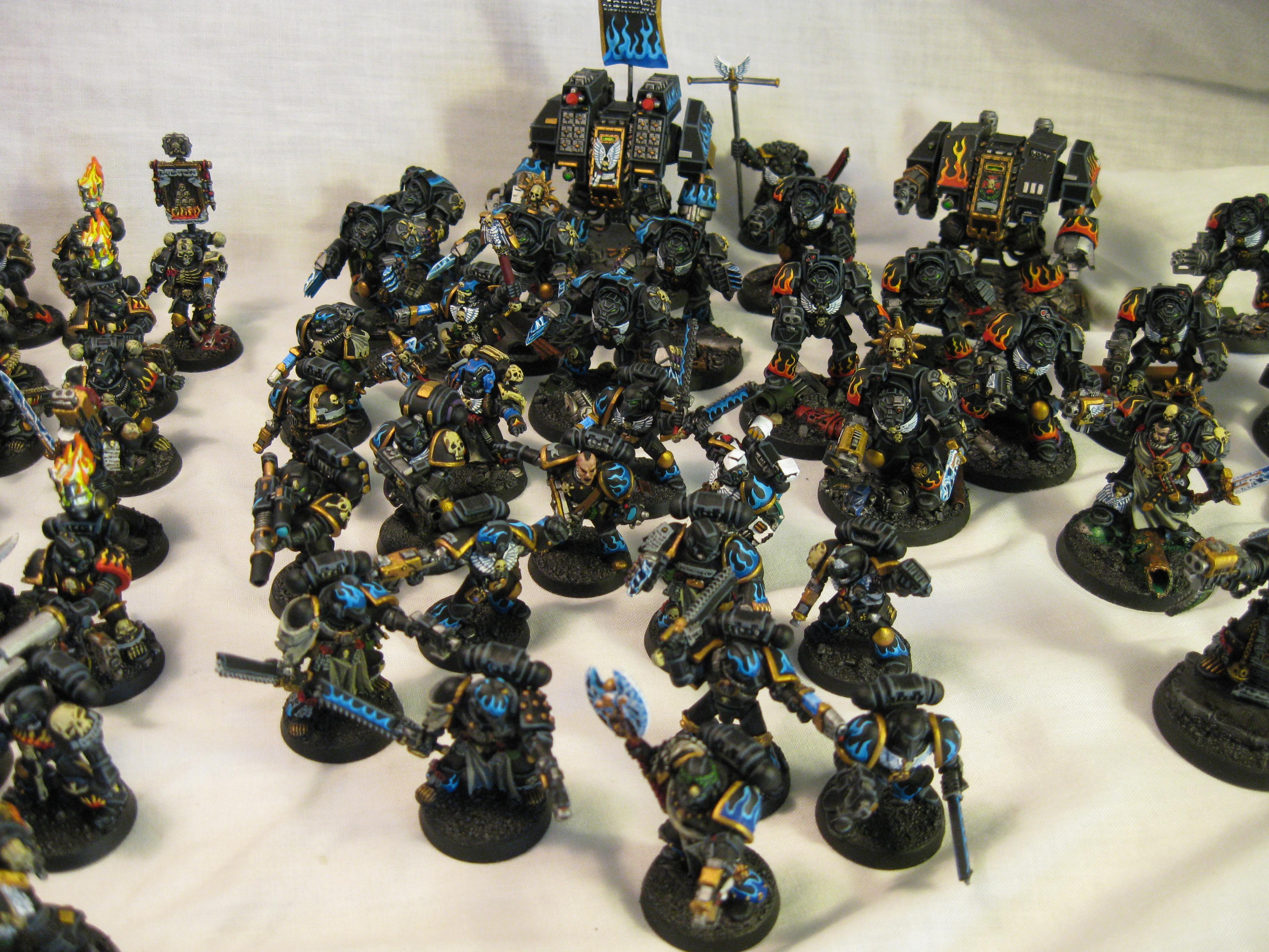 Alternate Colours, Legion Of The Damned, Pro Painted, Space Marines, Warhammer 40,000