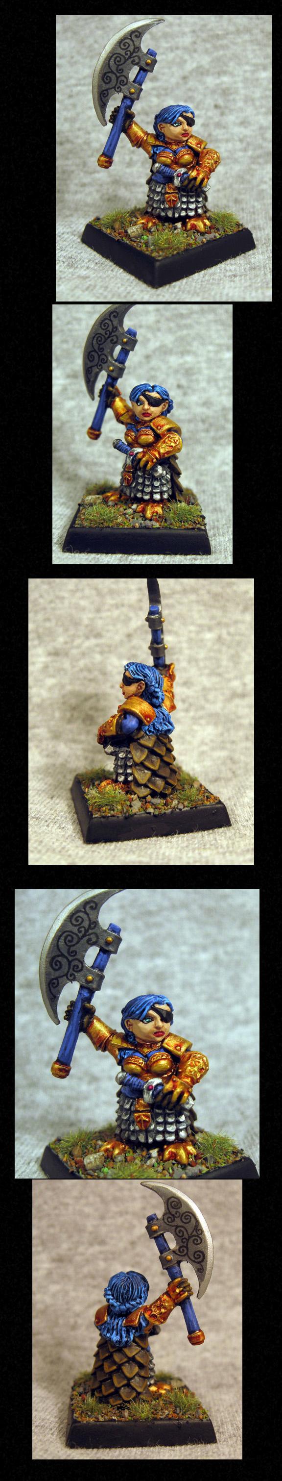 Dwarves, Female, Pathfinders, Pro Painted, Reaper, Reaper Miniatures, Reaper Minis, Rpg, Warhammer Fantasy
