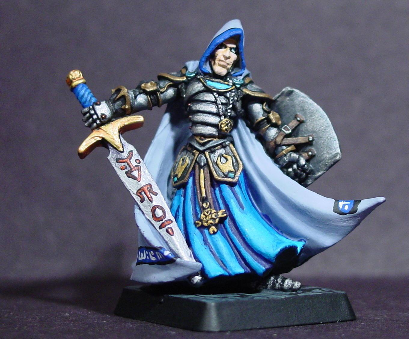 Magic Sword, Paladin, Pathfinders, Pro Painted, Reaper, Reaper Miniatures, Reaper Minis, Rpg, Warhammer Fantasy