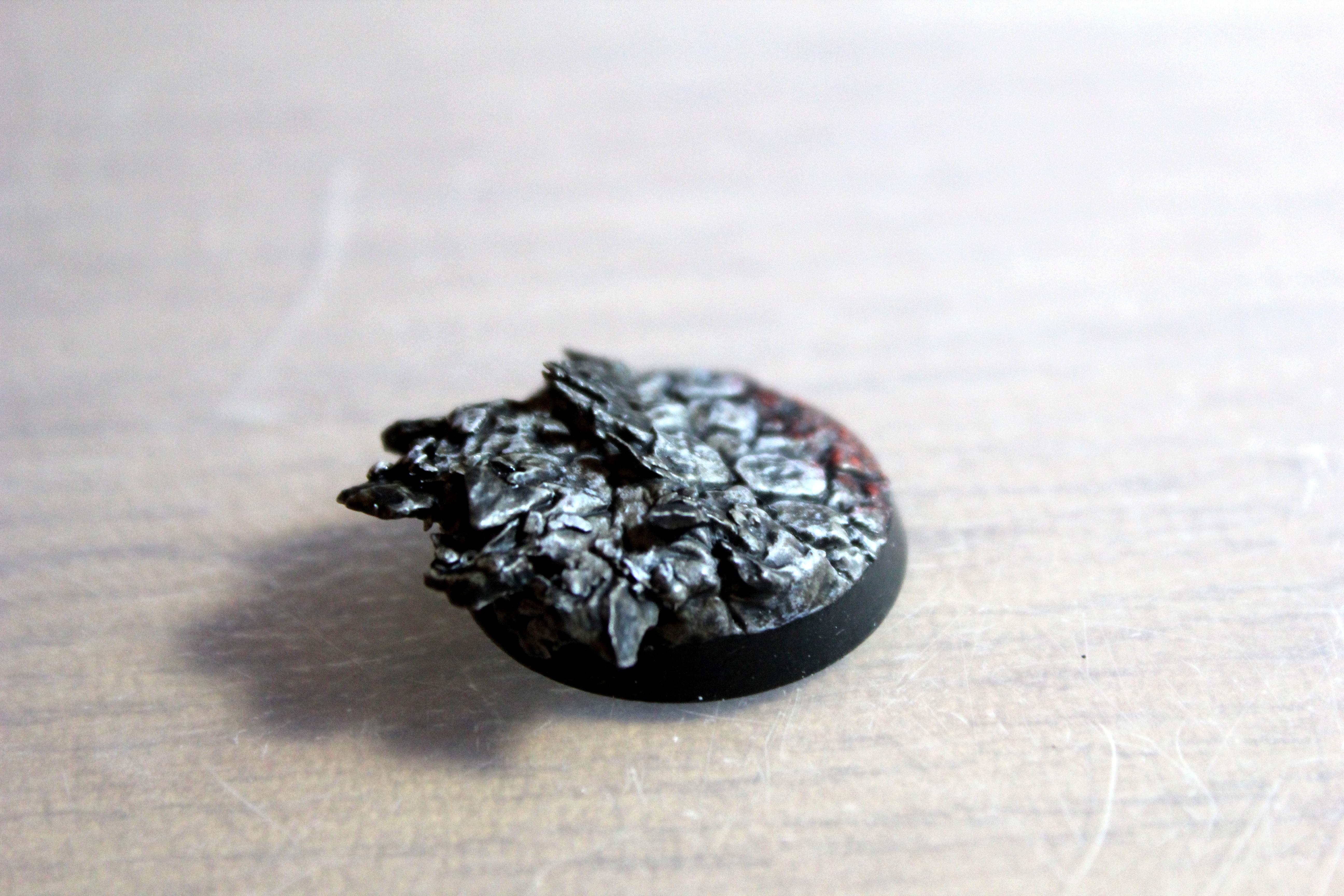 Base, Crater, Iron Hands, Space Marines, Warhammer 40,000, Work In Progress