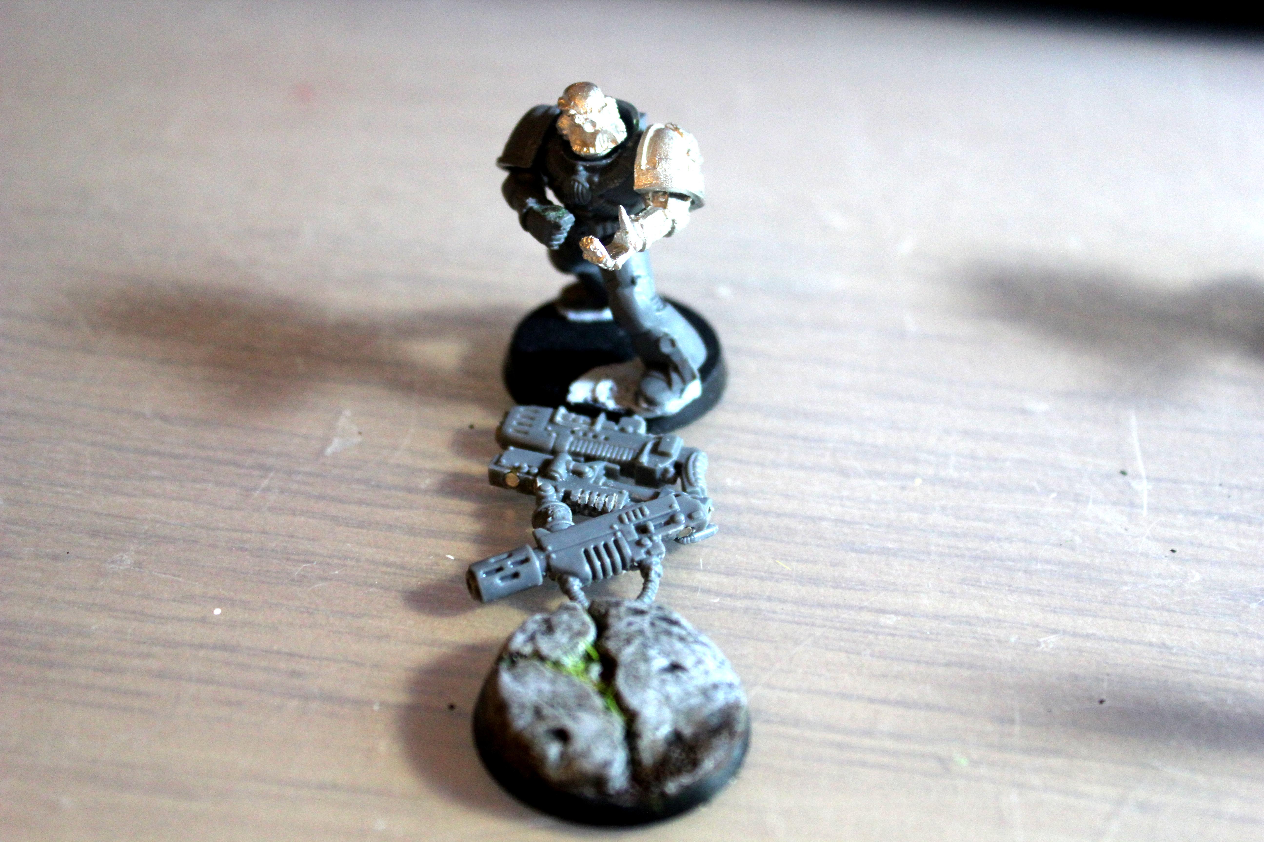 Iron Hands, Space Marines, Warhammer 40,000, Work In Progress