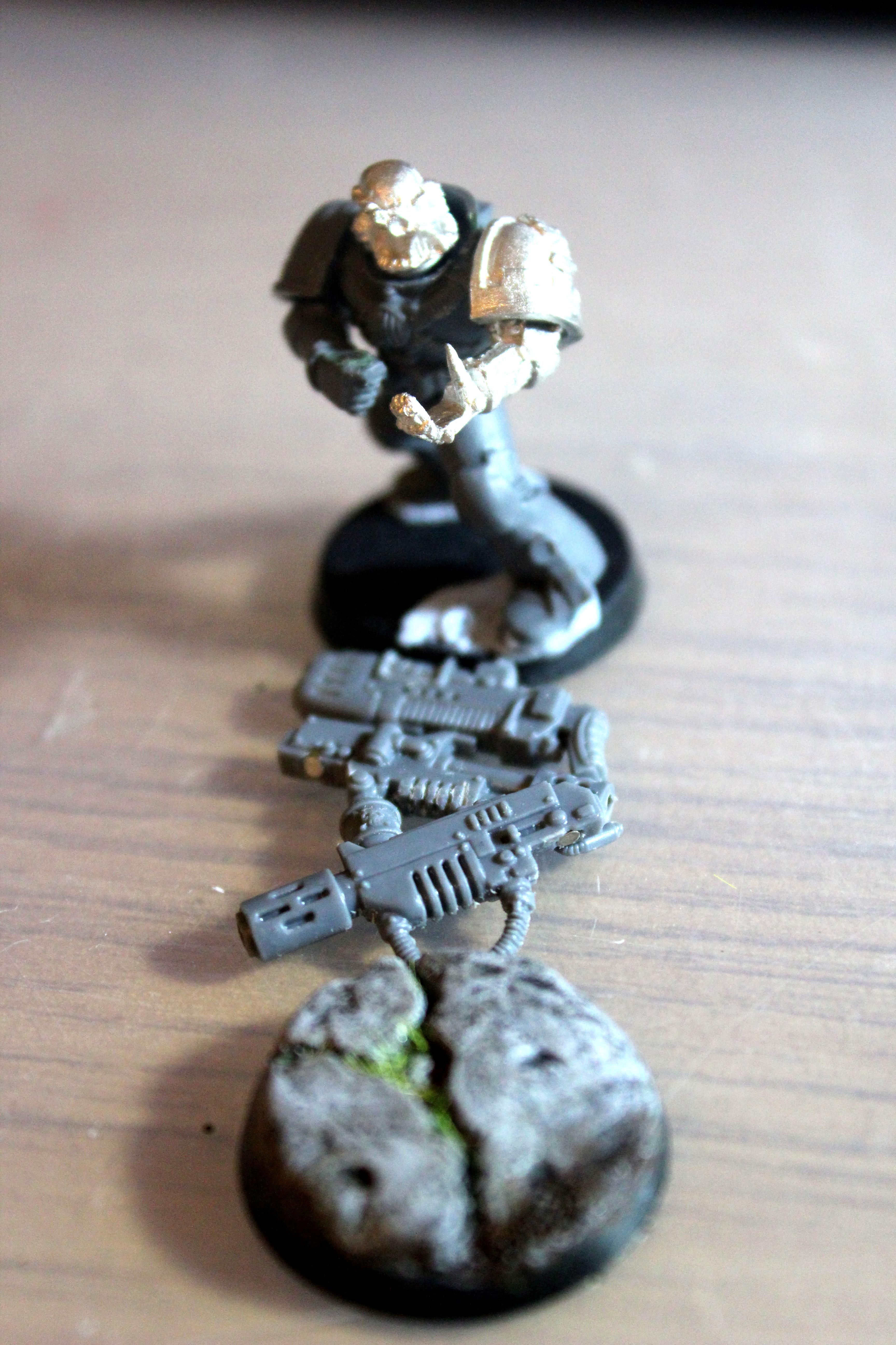 Iron Hands, Space Marines, Warhammer 40,000, Work In Progress