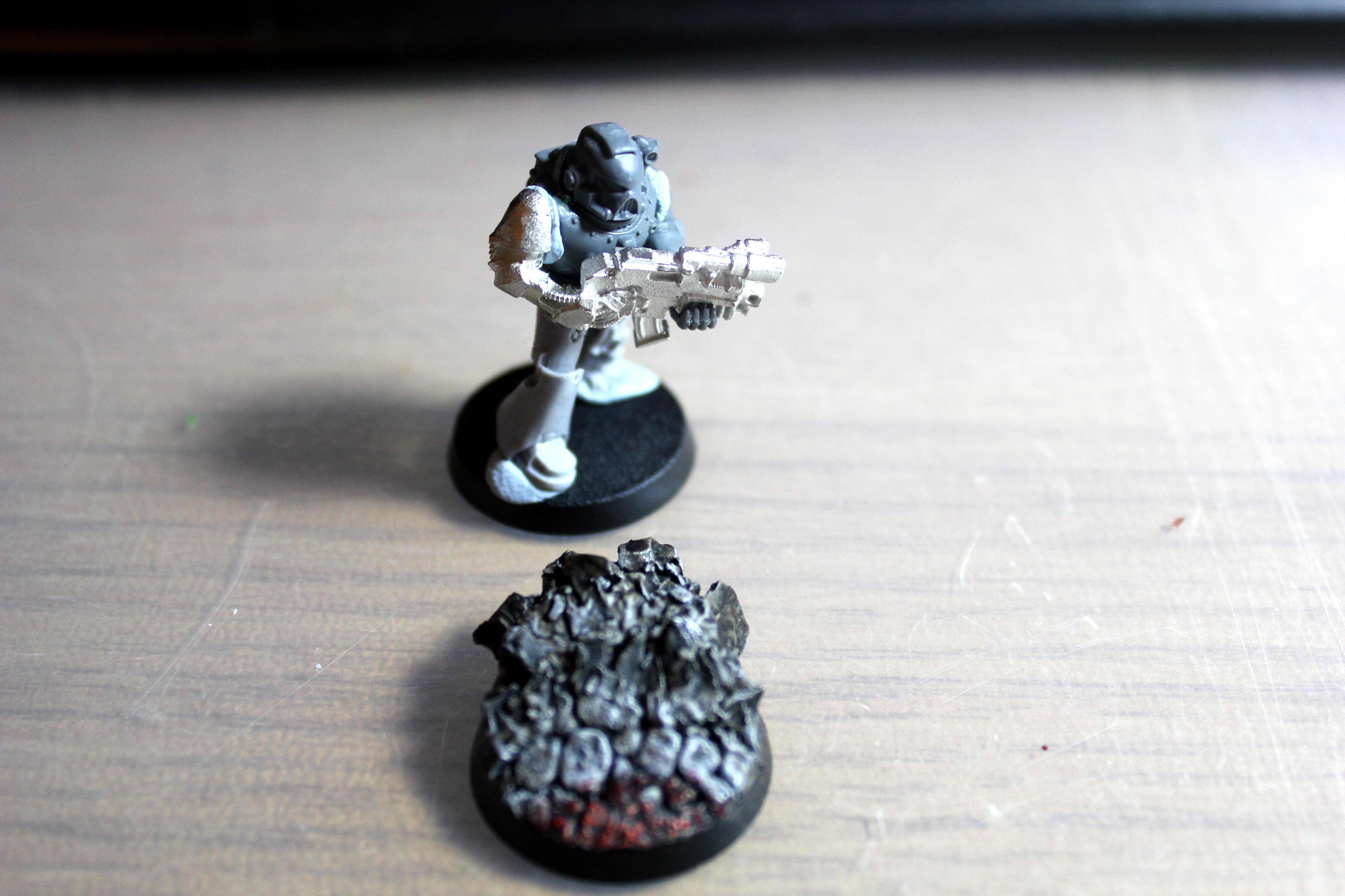 Iron Hands, Space Marines, Warhammer 40,000, Work In Progress