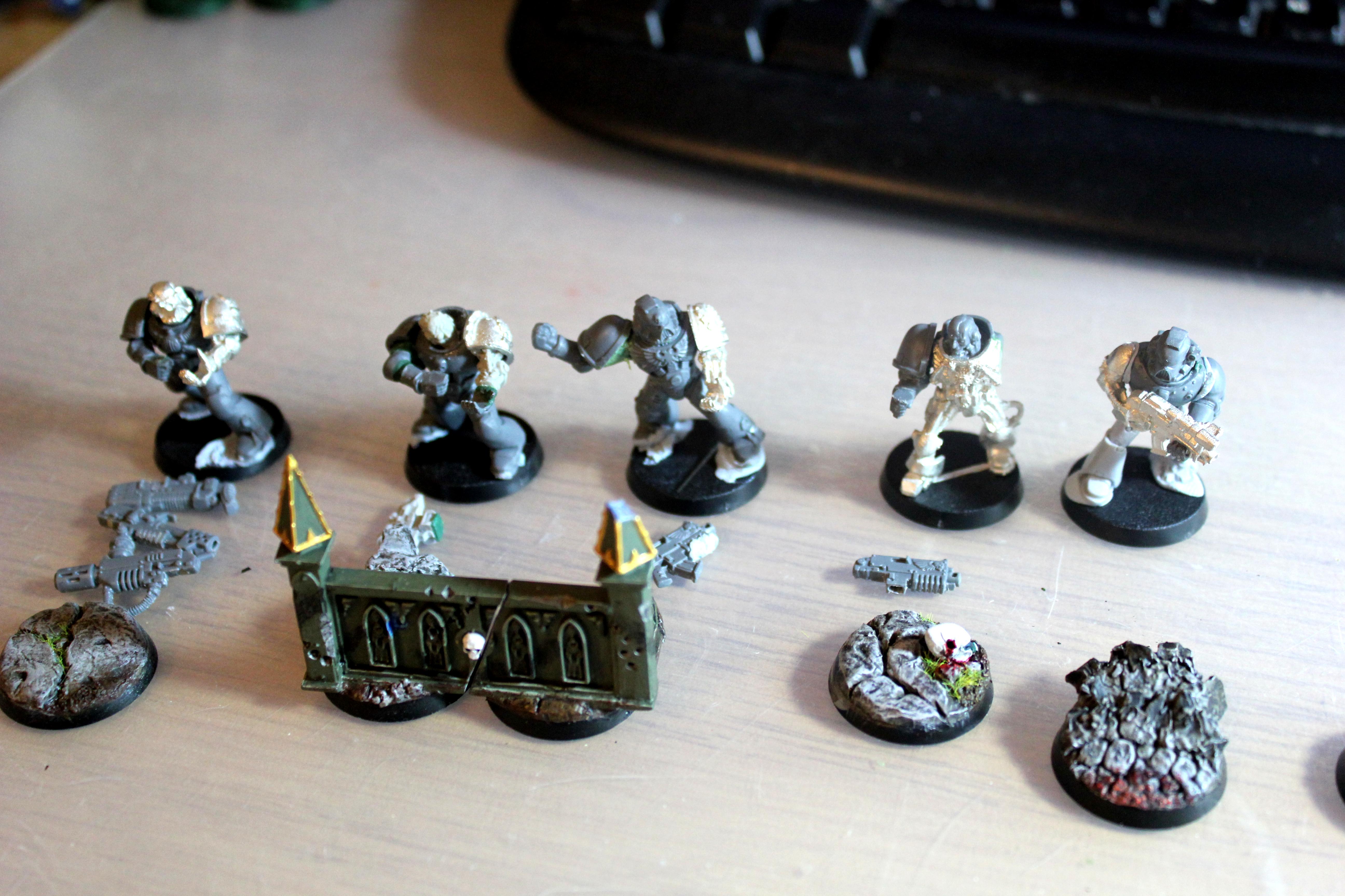 Iron Hands, Space Marines, Warhammer 40,000, Work In Progress