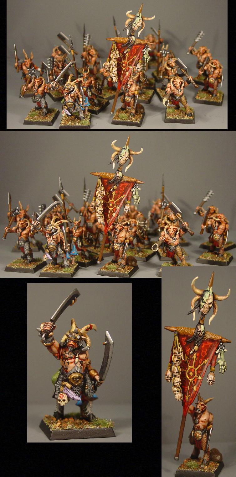 Beastmen, Pro Painted, Rpg, Warhammer Fantasy