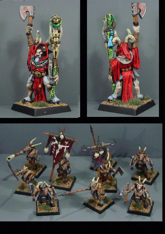 Beastmen, Pro Painted, Rpg, Warhammer Fantasy
